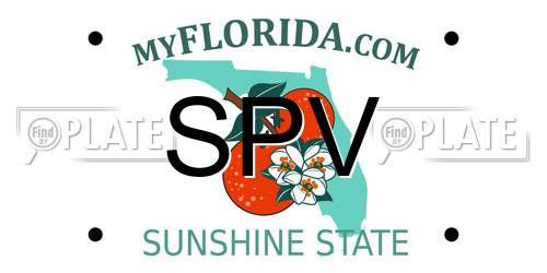 SPV Florida License Plate