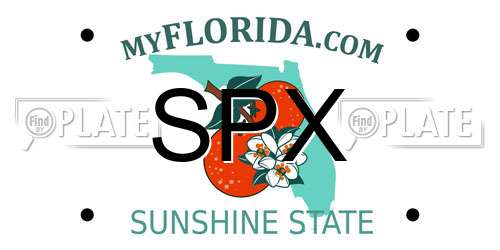 SPX Florida License Plate