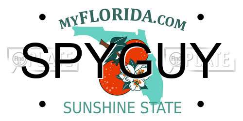 SPYGUY Florida License Plate
