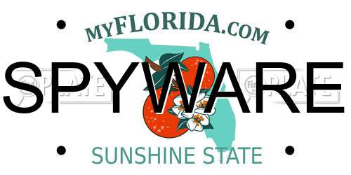 SPYWARE Florida License Plate