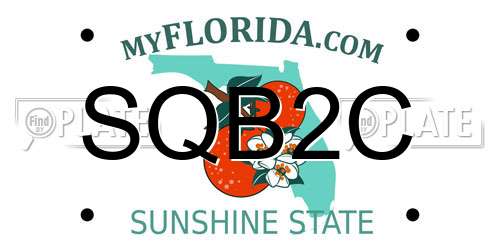 SQB2C Florida License Plate