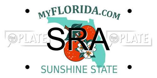 SRA Florida License Plate