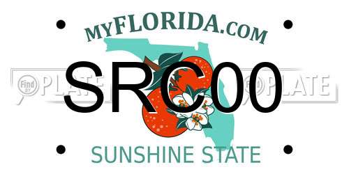 SRC00 Florida License Plate