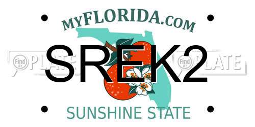 SREK2 Florida License Plate