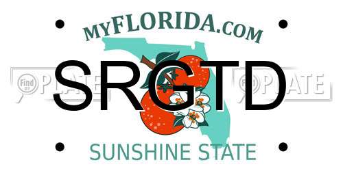 SRGTD Florida License Plate