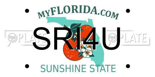SRI4U Florida License Plate