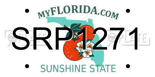 SRP1271 Florida License Plate