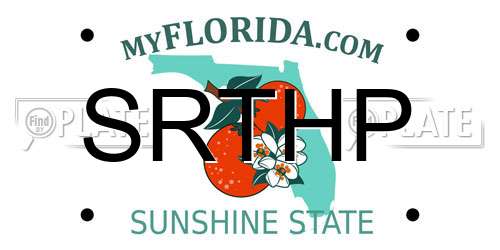 SRTHP Florida License Plate