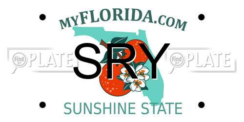 SRY Florida License Plate
