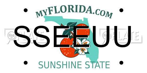 SSEEUU Florida License Plate