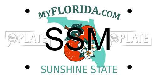 SSM Florida License Plate