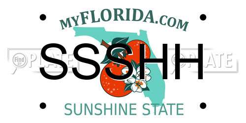SSSHH Florida License Plate