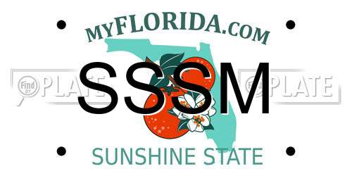 SSSM Florida License Plate