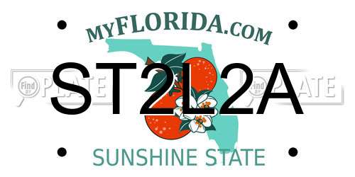 ST2L2A Florida License Plate