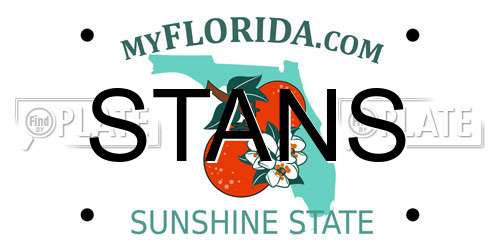 STANS Florida License Plate