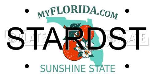 STARDST Florida License Plate