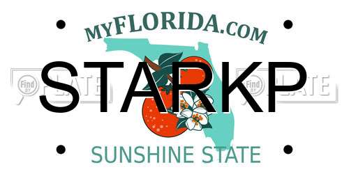 STARKP Florida License Plate