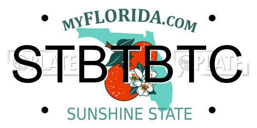 STBTBTC Florida License Plate