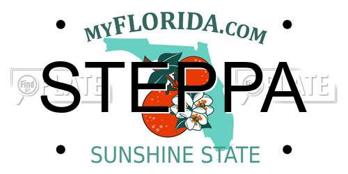 STEPPA Florida License Plate