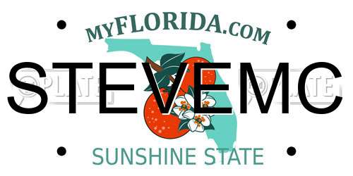 STEVEMC Florida License Plate