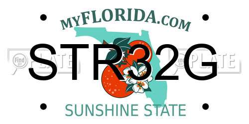 STR32G Florida License Plate