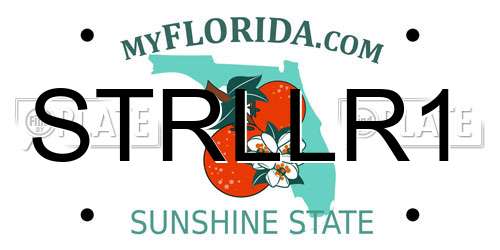 STRLLR1 Florida License Plate