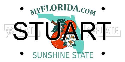 STUART Florida License Plate