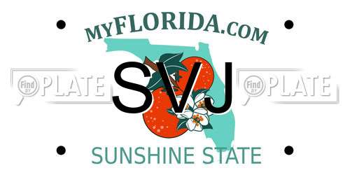 SVJ Florida License Plate