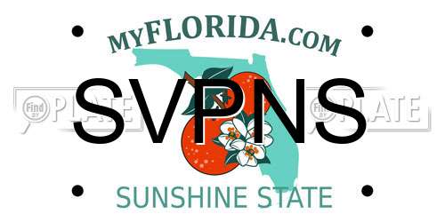 SVPNS Florida License Plate