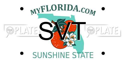SVT Florida License Plate
