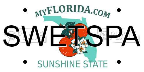 SWETSPA Florida License Plate