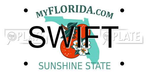 SWIFT Florida License Plate