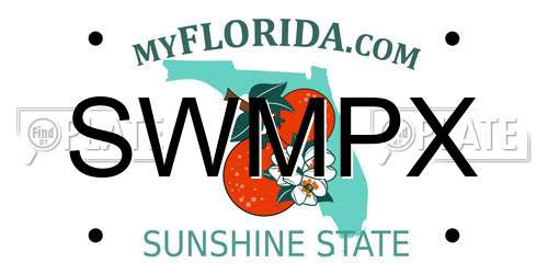 SWMPX Florida License Plate