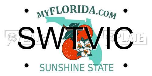 SWTVIC Florida License Plate