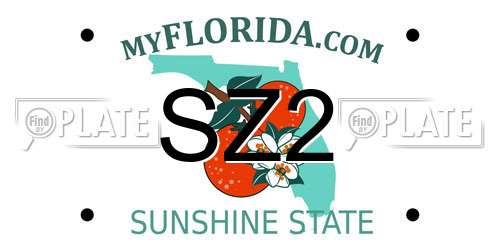 SZ2 Florida License Plate
