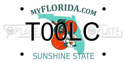 T00LC Florida License Plate
