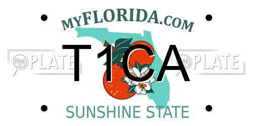 T1CA Florida License Plate