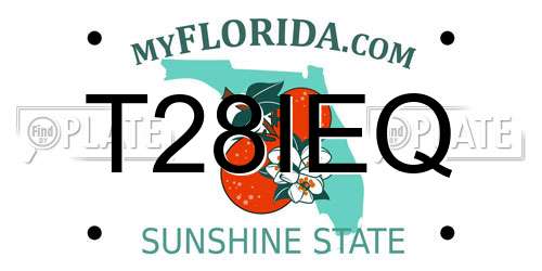 T28IEQ Florida License Plate