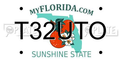 T32UTO Florida License Plate