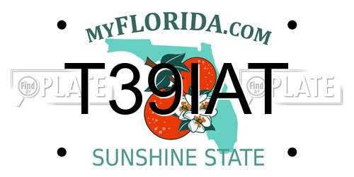 T39IAT Florida License Plate