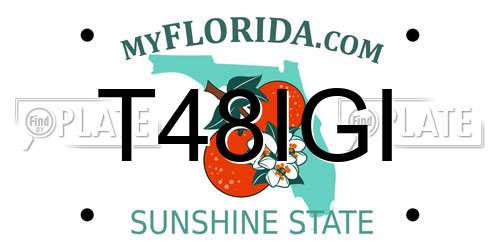 T48IGI Florida License Plate