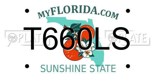 T660LS Florida License Plate