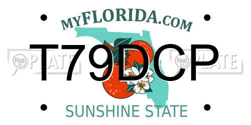T79DCP Florida License Plate