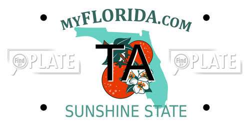 TA Florida License Plate