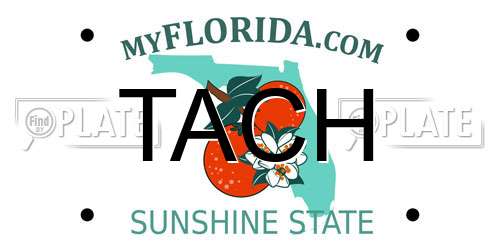 TACH Florida License Plate