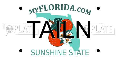 TAILN Florida License Plate