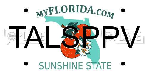 TALSPPV Florida License Plate