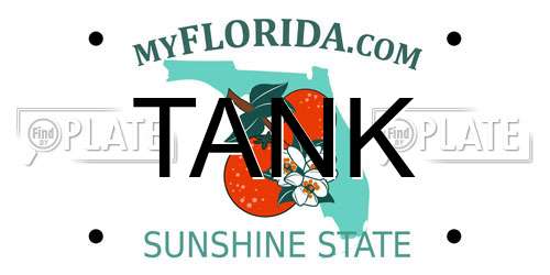 TANK Florida License Plate