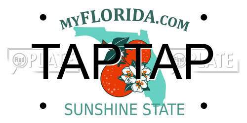 TAPTAP Florida License Plate