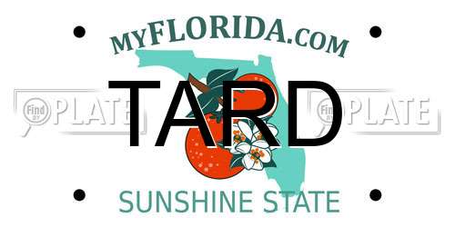 TARD Florida License Plate